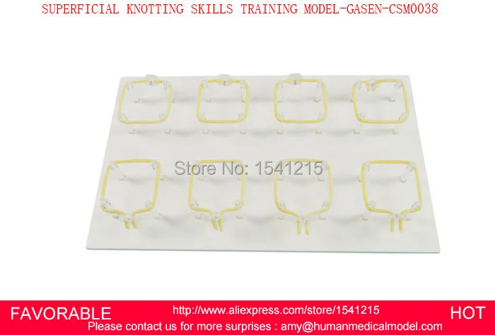 

NURSING MEDICAL TRAINING AIDS CARE SUPPLIES SURGICAL TRAINING MODELS SUPERFICIAL KNOTTING SKILLS TRAINING MODEL-GASEN-CSM0038