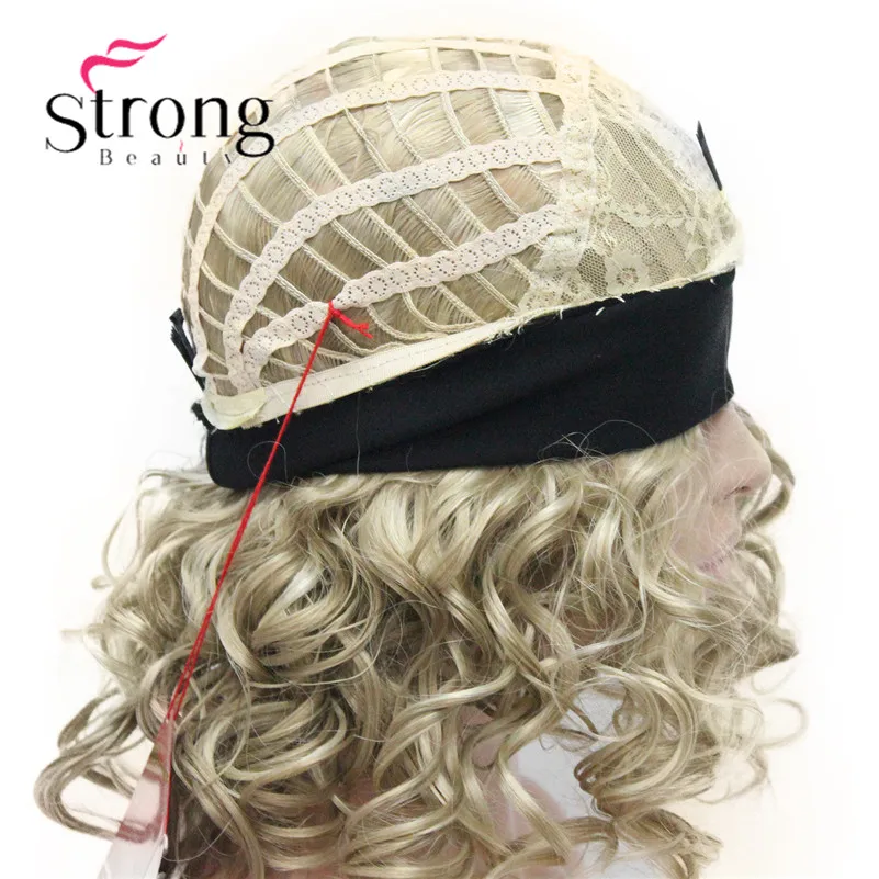 Светлые яркие короткие 3/4 Женские синтетические парики кудрявые волосы с оголовьем цвета на выбор
