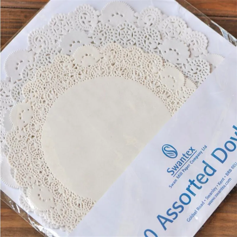 30PCS Absorbing Doilies Oilpaper Flower Paper Cake Flower Oil Absorbing