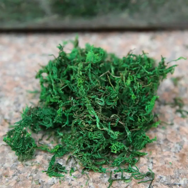60 г/упак. 3 упаковки Искусственный мох личинка имитация поддельные зеленые растения для дома, сада и двора украшения