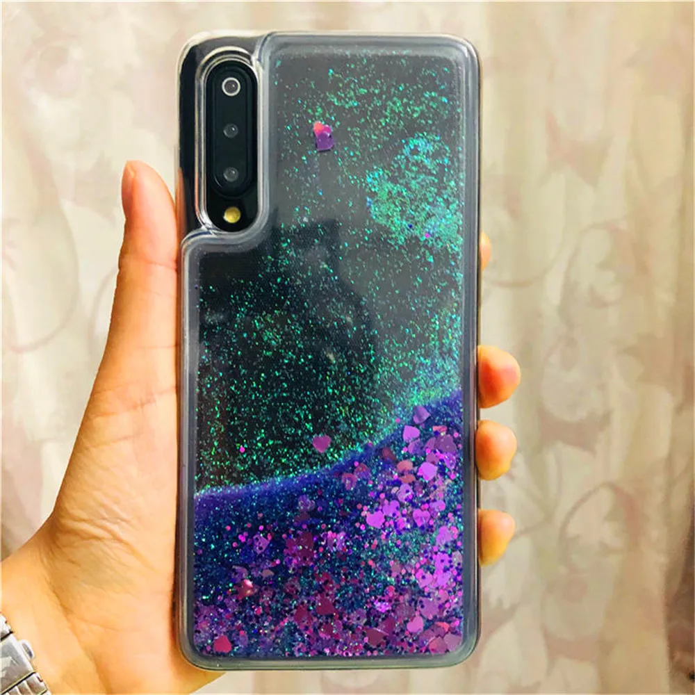 Liquid Glitter Soft Silicone TPU Case For Xiaomi Mi 9 SE Mi 8 Lite A2 A1 Cover Redmi Note 7 6 5 Pro Redmi 6 5 Plus S2 5A 4X Case (4)