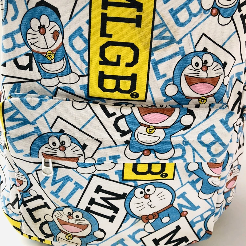 IVYYE Doraemon серия Модные холщовые Рюкзаки Мультфильм школьный рюкзак повседневные студенческие сумки дорожный ранец унисекс Новинка