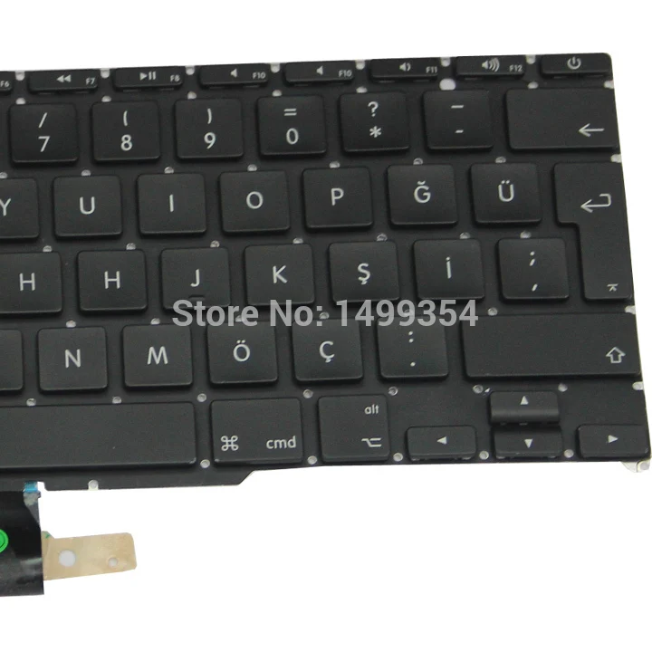 Клавиатура Турецкая A1370/A1465 для Apple Macbook Air 11 дюймов A1465/A1370 2011 2015|a1370 keyboard|turkish