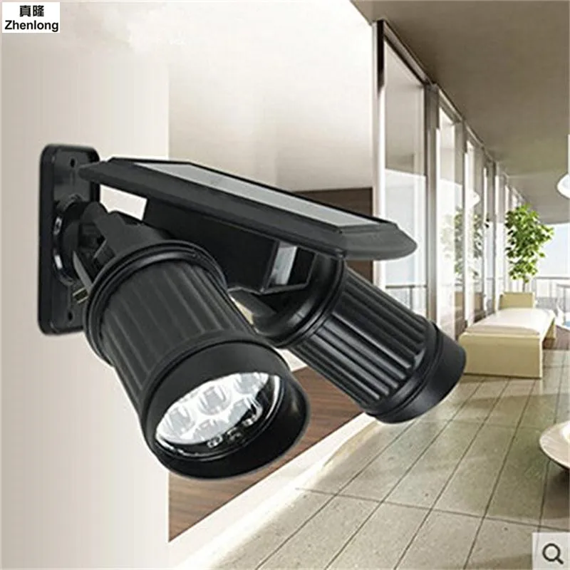 

Adjustable Solar Lamps Telescope Waterproof PIR Motion Detector Door Wall Light Sconce Security Spot Street Lighting Telescope