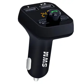 

SWM-100 Car Bluetooth Hands-free FM Transmitter MP3 Player Dual USB Charger