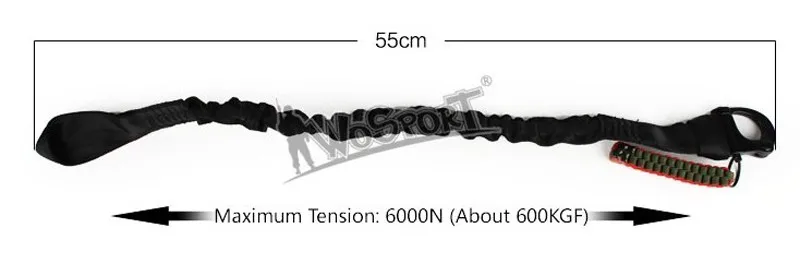 Военная Экипировка, аксессуары для охоты, страйкбольная система molle, Тактический Эластичный безопасный строп, строп для скалолазания, HT17-004