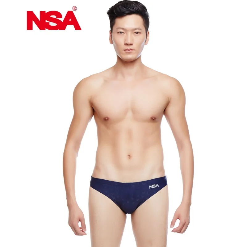 

NSA Low Waist solid Men's Boxer Briefs Swimming Swim Shorts Trunks Swimwear Pants Swim briefs