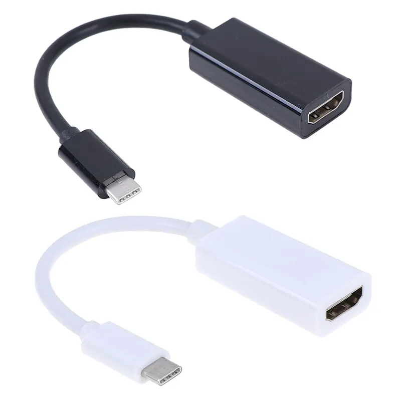 4K High-definition USB C HUB Male to Female Cable Adapter Converter for Laptop HDTV Lenovo Dell USB Type-C to HUB Adapter