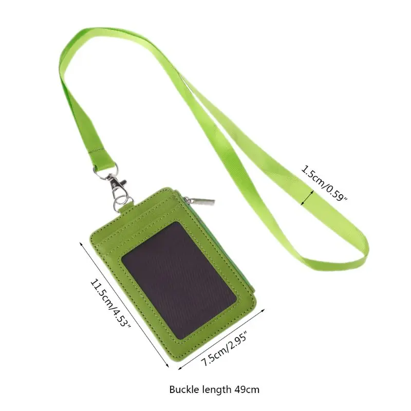 Wallet Card Holder Card Holder Credit Card Holder Card Wallet Id Card Holder Id Card Case Business Card Holder Fashion Men Women Adults Kids Leather ID Badge Bus Cards Holder Small Casual Lanyard Credit Card Case Business Organizer Bag