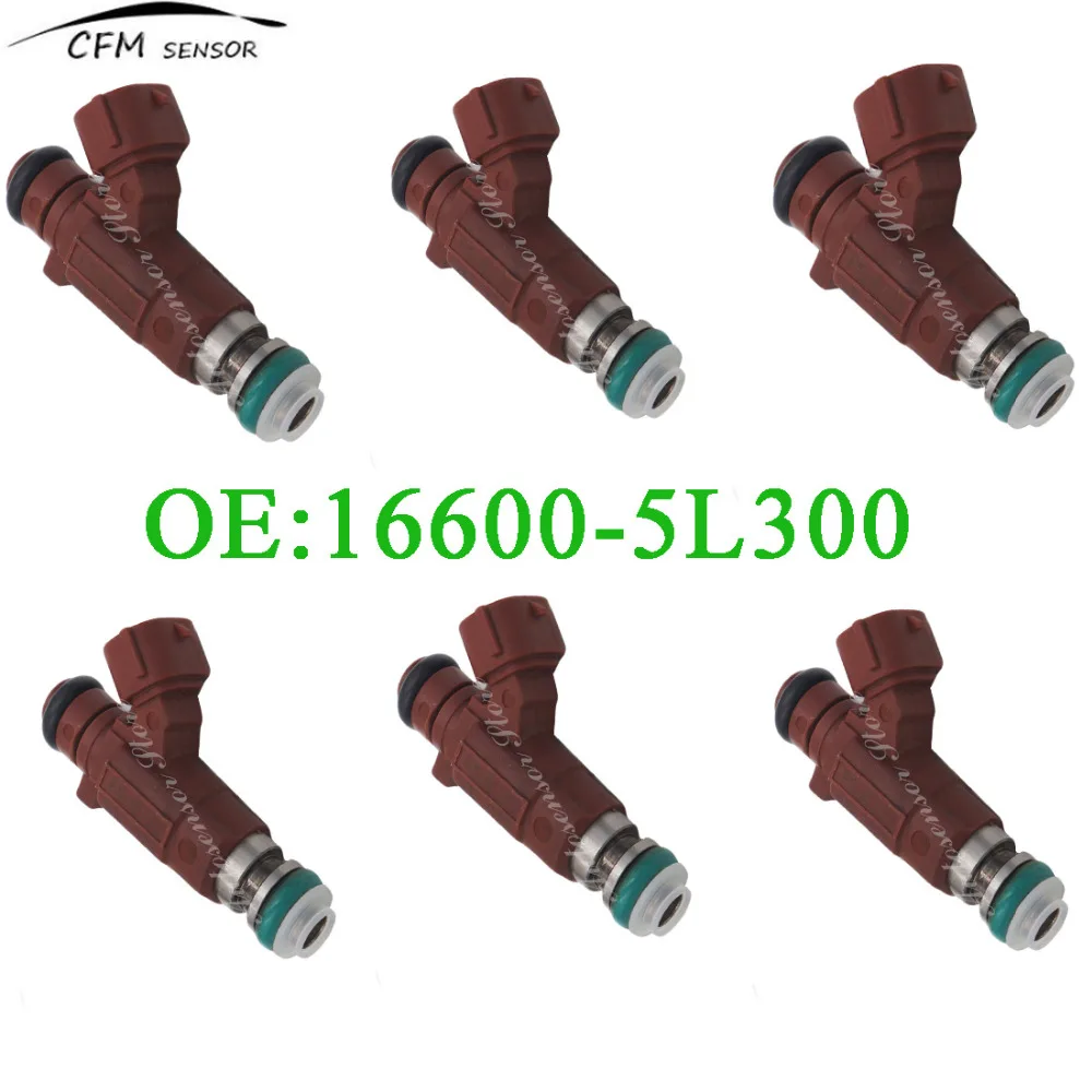 6pcs New Brand 16600-5L300 Fuel injector For Nissan Sentra 2000 1.8L 4Cyl QG18DE FBJB100 | Автомобили и мотоциклы