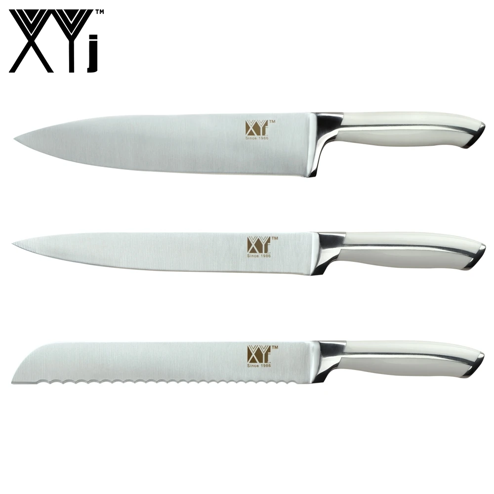 8" Serrated Bread Kitchen Knife Stainless Steel+Pom Handle 8" Slicing