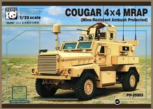 Panda model PH35003 1 35 COUGAR 4X4 MRAP Mine Resistant Ambush Protected plastic model kit