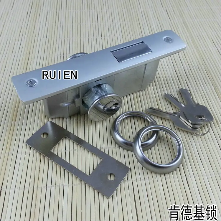 Райан KFC марка алюминиевой стеклянные дверные замки для двери заперты тяжелее