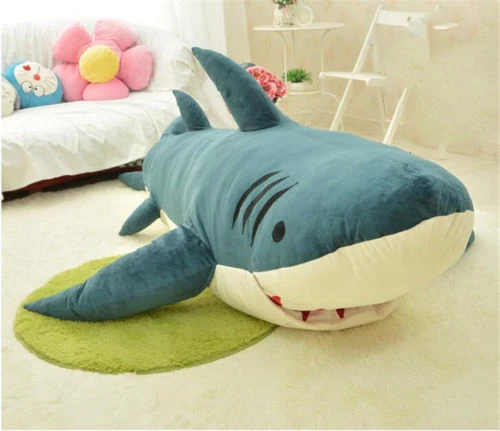 Giant Huge Shark Sleeping Bag Beanbag Sofa Bed Plush Stuffed Giant Huge Shark Sleeping Bag Beanbag Sofa Bed Plush Stuffed Soft Toys Gift In Animals From Hobbies On Aliexpress Alibaba