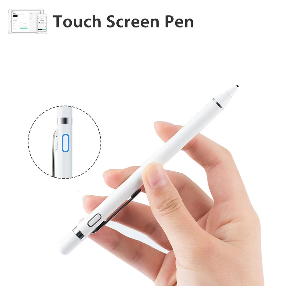 Universal 2 in 1 Capacitive Screen Active Stylus Pen For Ipad Mini Air 2 3 4 for Iphone for Samsung For Smart Phone Tablet Pad
