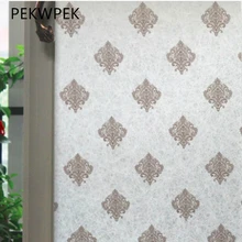 Самоклеющаяся пленка Водонепроницаемый ПВХ матовый Стекло Непрозрачное окно "конфиденциальное" защитное стекло Стикеры Спальня Декор для ванной, дома пленка 90X500 см