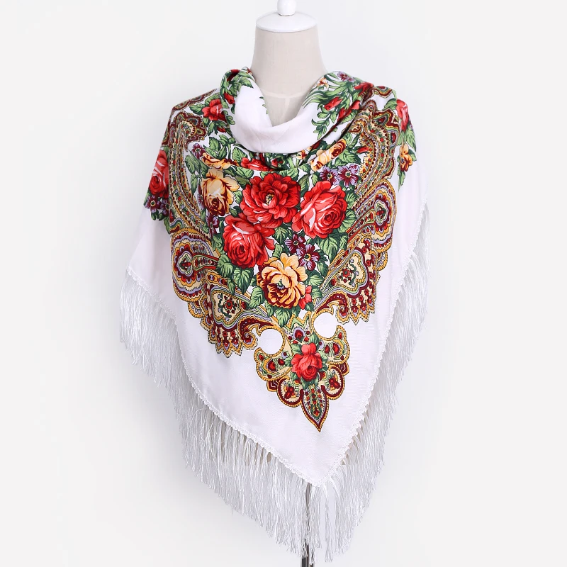 Luxury-Brand-for-Woman-Print-Scarf-Russian-Ethnic-Style-Cotton-Flower-Pattern-Tassel-Winter-Warm-Square
