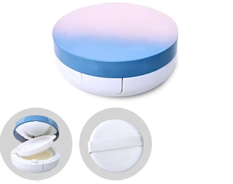 

1pcs 15ml Empty DIY Air Cushion Puff Box BB Cream Container Dressing Case with Air Cushion Sponge Powder Puff and Mirror