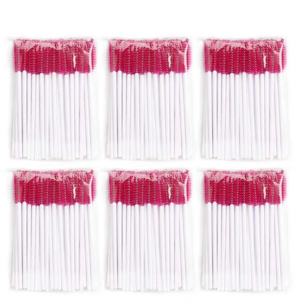 

Rose 300PCS/set Eye Lash Applicator Makeup Brush Tool Cosmetic Eyelash Extension Disposable Mascara Wand Eyelashes Makeup Brush