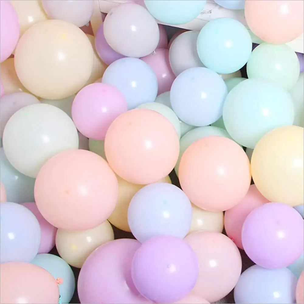 200 шт Многоцветный Macaron конфеты Цвета шарики для День Рождения вечерние