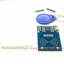 Free Shipping 5PCS MFRC-522 RC522 RFID RF card sensor module to send S50 Fudan card, keychain pcb raspberry pi 2