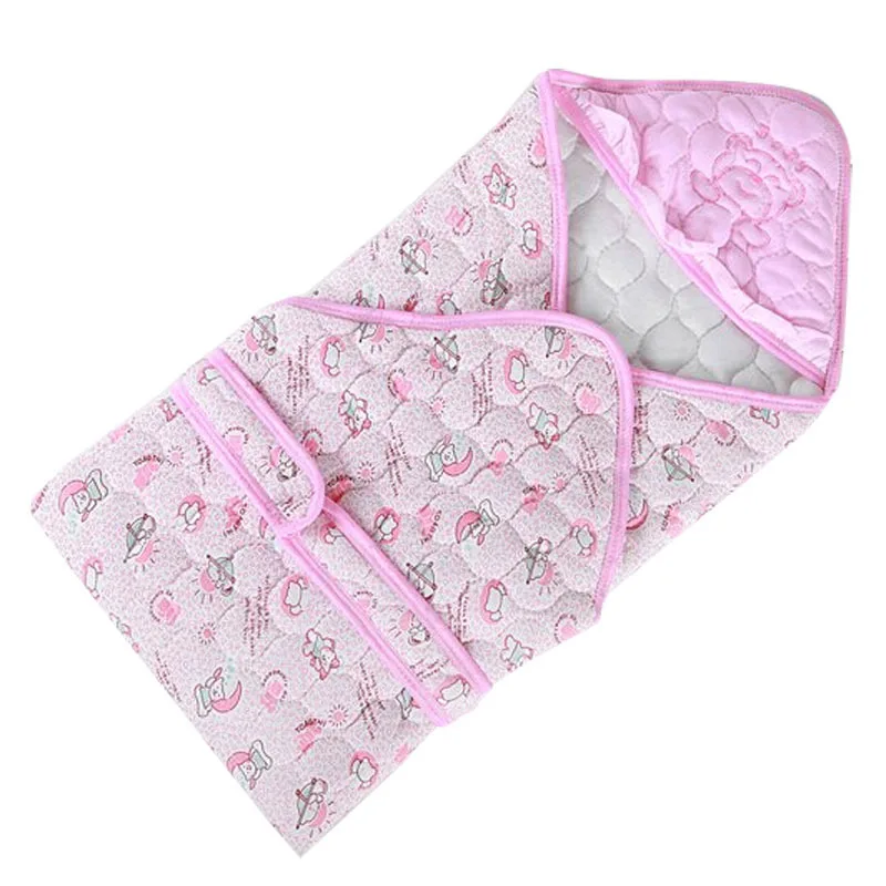 Спальные мешки для новорожденных как конверт для детских спальных мешков, saco de dormir para bebe используется в качестве одеяла и пеленания - Цвет: Розовый