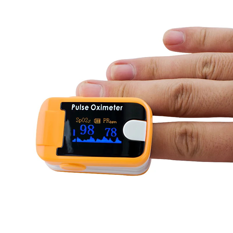 OLED на палец Пульсоксиметр звук Spo2 монитор для пожилых людей крови Давление монитор