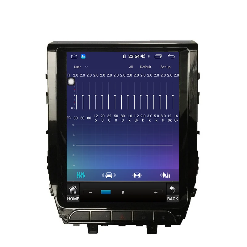 Top Land Cruise Android 8.1 4+64G 8-Core tesla 12.1 inch 1 din car radio with gps and screen for 2016 Toyota Land Cruiser 2