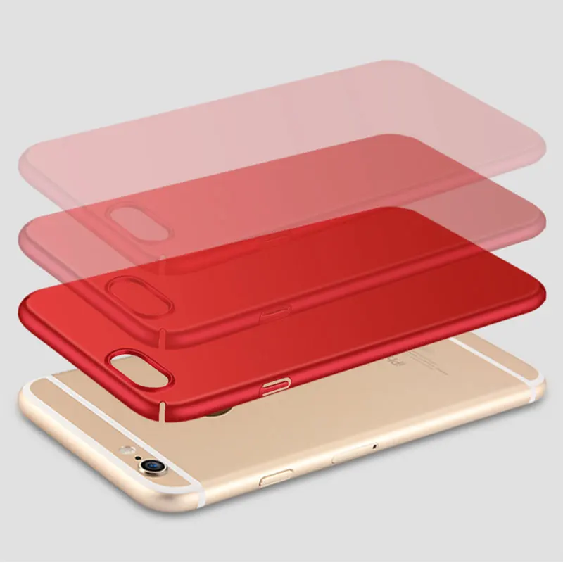 Ascromy Shell Hard Plastic PC Ultra Thin Full Protective Cover Case for Apple iPhone 6 S 6S Plus 7 8 X 5 5S SE Phone Accessories (4)