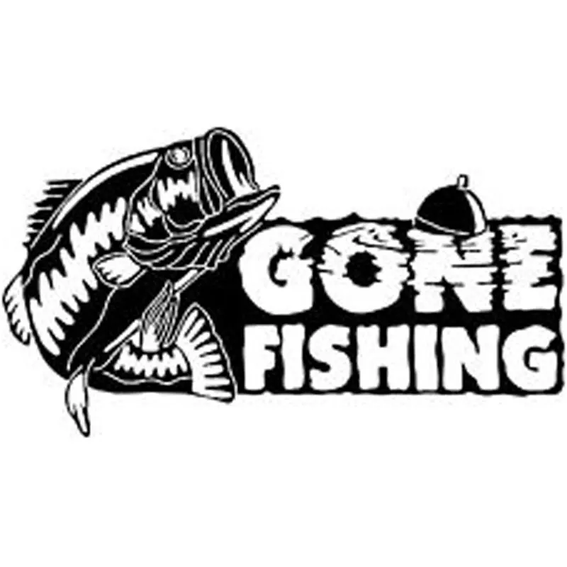 Gone fishing. рыболовные наклейки. рыбы go fish. Fish is gone. Go fish.