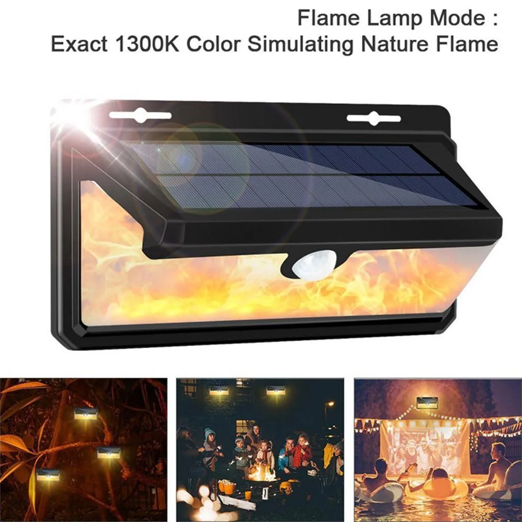 

Solar Light Motion Sensor Light 158 LED Outdoor Waterproof Wall Night Light 2PC 3 Working Modes Optional Newest Technology