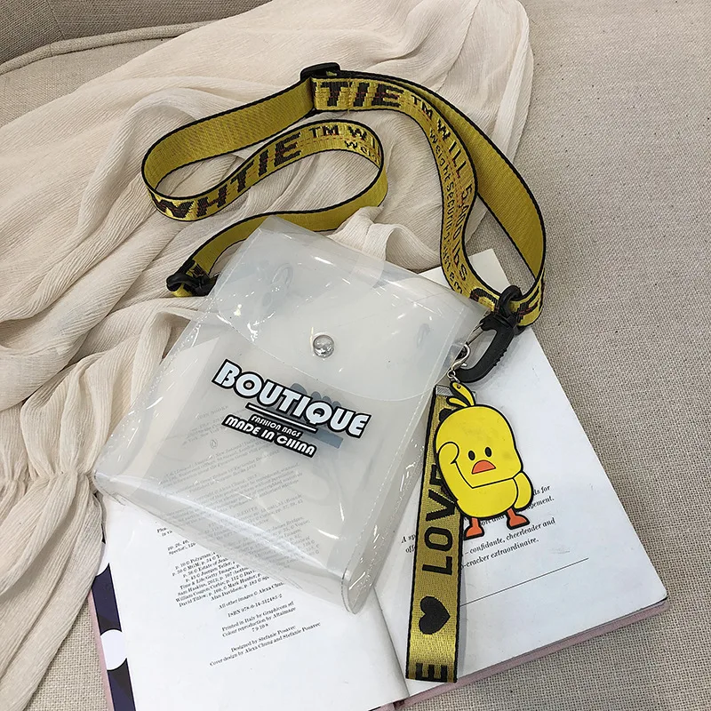 

Summer Transparent Jelly Bag Crossbody Bags For Women 2019 Quality PVC Luxury Handbags Designer Ladies Beach Clear Shoulder Bag