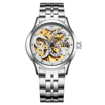 

2019 New Automatic Butterfly Skeleton Ladies Watch Waterproof Mechanical Stainless Steel Brand Watch Women Fashion Luxury Brand