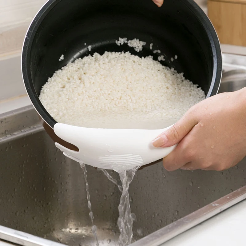 

TUUTH PP Funnel Strainer Spoon Kitchen Pot Pan Rice Washing Colander Kitchen Accessories