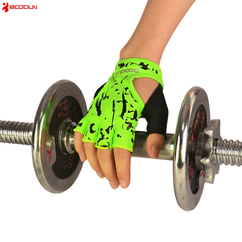 

BOODUN Sports Fitness Gloves Gym Weight Lifting Yoga Slip-Resistant Summer Half Finger Training Anti-slip Swear Absorption Glove