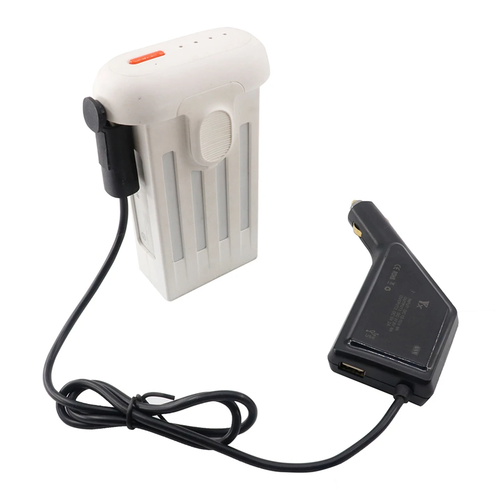 2 in 1 Car Charger Adapter for Xiaomi Mi Drone Charging Hub for Drone Battery + Remote Control