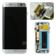 Replacement 100% Original LCD display with frame for Samsung Galaxy S7 edge G935F G935FD touch screen Digitizer freeshipping