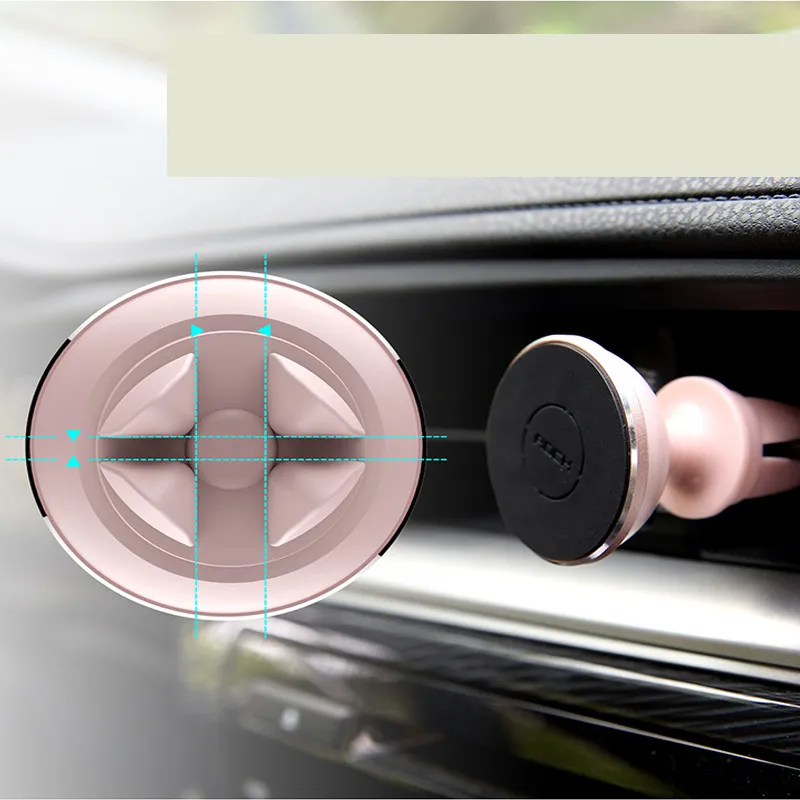 Сильный магнит 360 градусов вращающийся магнитный вентиляционный Универсальный Автомобильный держатель для смартфона мобильного телефона iPhone автомобильные аксессуары