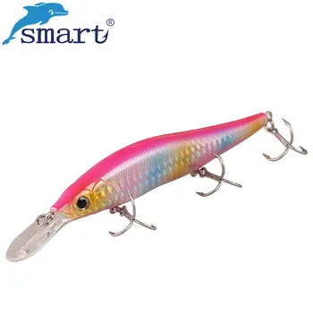 

SMART Minnow Hard Bait Fishing Lure 110mm/14.4g VMC Hooks Floating(2.5m) Artificial Bait Wobblers leurre Souple Pesca