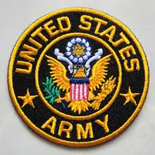 Дешевые пользовательские США нашивки высокого качества США логотип вышитые железа на патч горячая Распродажа US patche вышитые