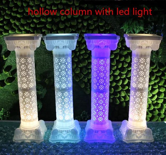 hollow styles glow roman column 98cm height wedding pillars for column styles