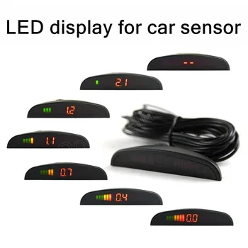 

12V Car LED display Parking Sensor Kit Display for all cars Reverse Assistance Backup Radar Monitor System hot sale