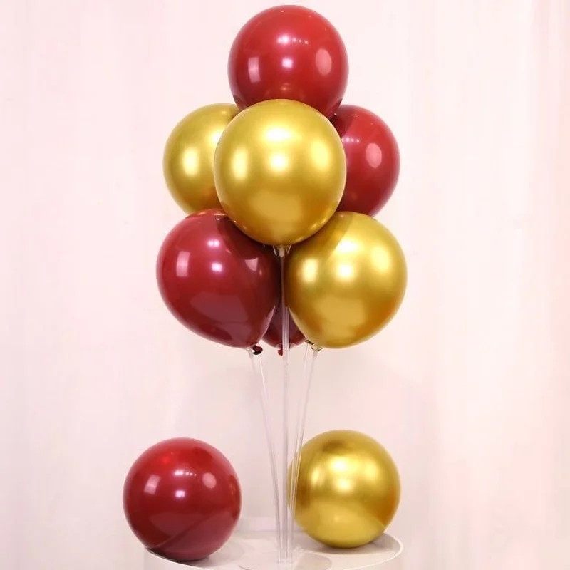 1 Набор воздушных шаров колонна База держатель для шарика с чашкой стол плавающая подставка свадебные принадлежности макет комнаты день рождения магазин романтический декор - Цвет: 15