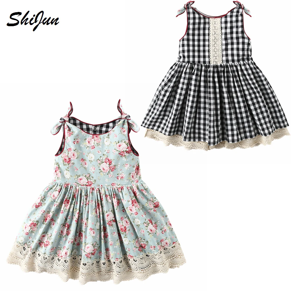 Mylittleone 2019 Лето Детские 2 возможность носить на обе стороны с цветочным рисунком в