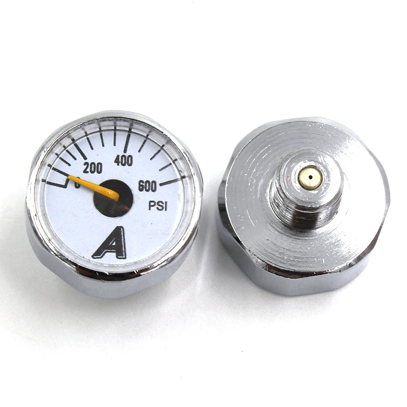 QUPB 1 дюйм PCP Пейнтбол микро мини манометр 600psi для регулятора тест 1/8NPT GES001|pcp