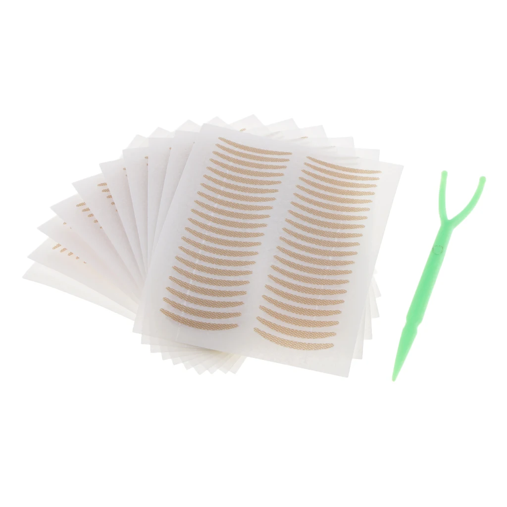 Lot 9 Types Narrow/Wide Super Invisible Lace Eyelid Stickers Adhesive Double Eyelid Tapes Eye Lift Strips