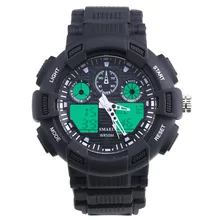 Крутые мужские наручные часы, спортивные, для улицы, с двойным дисплеем времени, цифровые, механические, электронные, мужские часы, горячие, противоударные, Прямая поставка