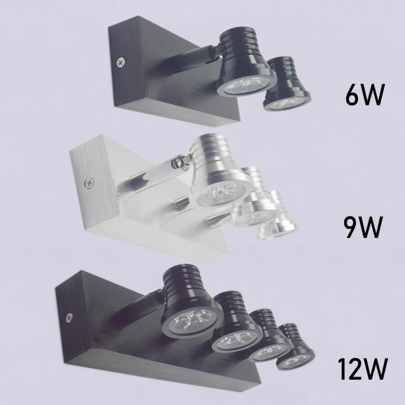 6 W 9 W 12 W الحديثة الألومنيوم LED مرآة العلوي الحمام ماكياج جدار مصابيح led الغرور المرحاض الحائط الشمعدانات الإضاءة