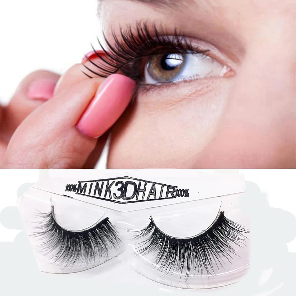 

MAG 1 Pair Luxury 3D False Lashes Fluffy Strip Eyelashes Long Natural Party L525