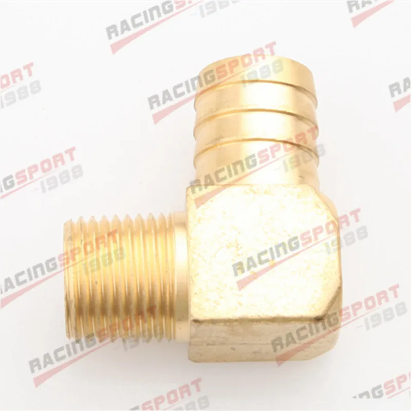 1&quot Male 90 Elbow Brass Hose Barbs Barb to 1/2&quot NPT Pipe Thread | Автомобили и мотоциклы